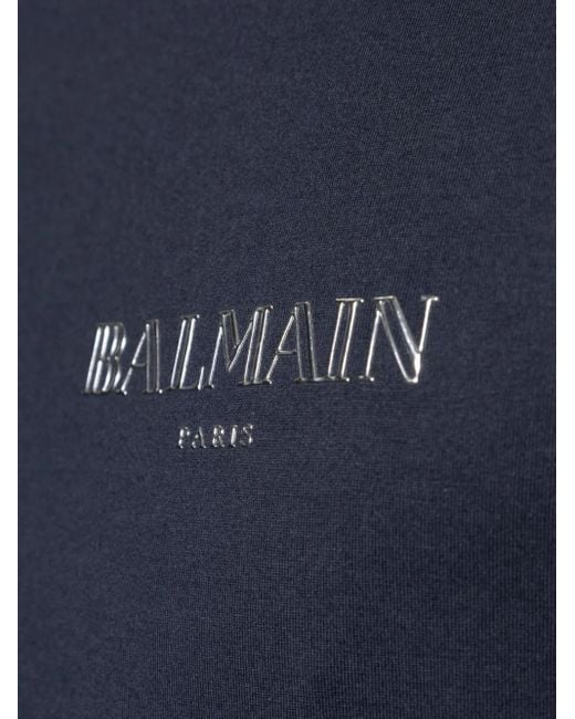 Balmain Blue T-Shirts And Polos for men