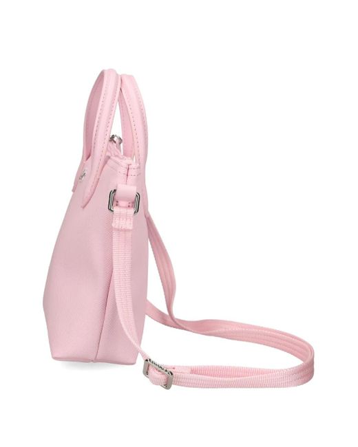 Lacoste Mini Textured Tote Bag Pink