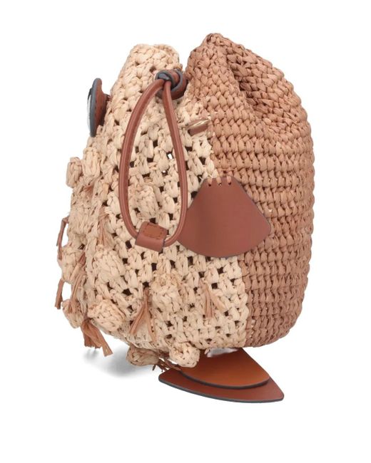 Borsa A Spalla Blowfish Mini di Anya Hindmarch in Pink