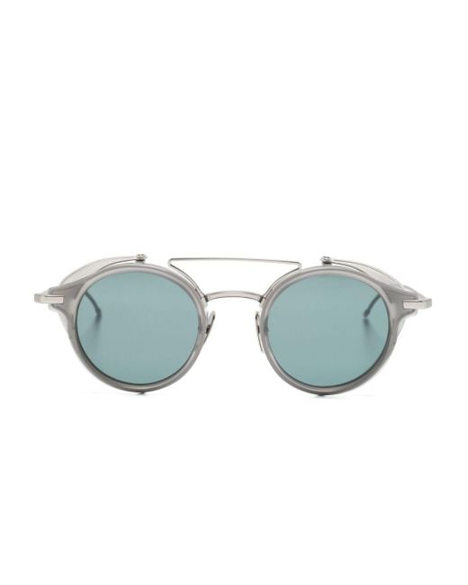 Thom Browne Blue Round-frame Sunglasses