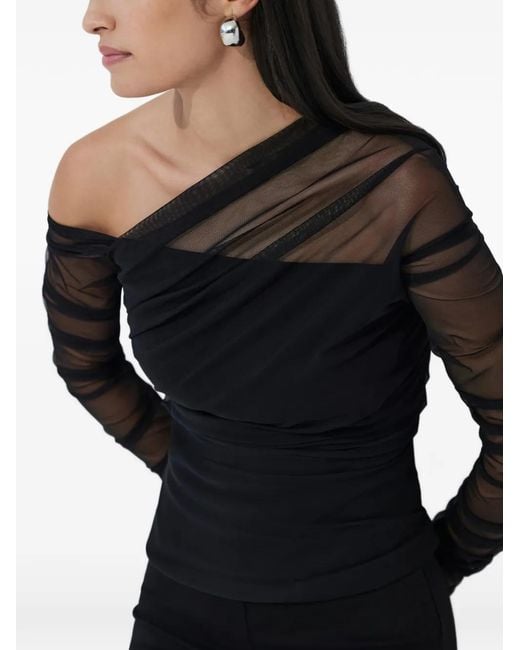 Top Monroe MARCELLA de color Black