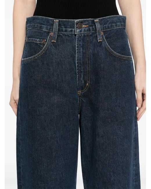 Vaqueros Low Curve Agolde de color Blue