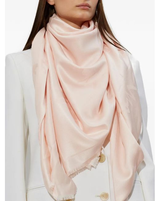 Sciarpa Con Frange di Givenchy in Pink