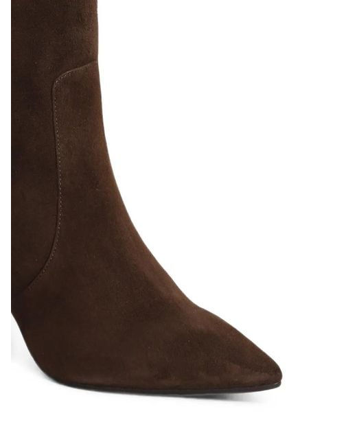 The Seller Brown Pointed-Toe Knee-High Boots