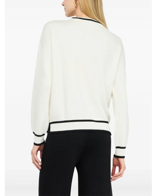 Liu Jo White Better Sweater
