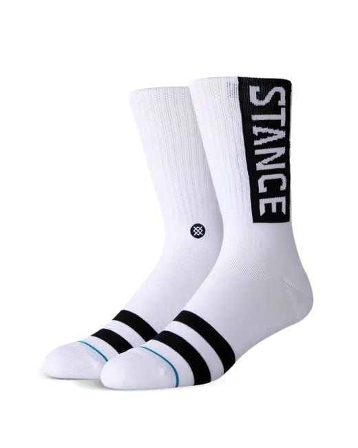 Stance White Socken Mit Logo-Detail