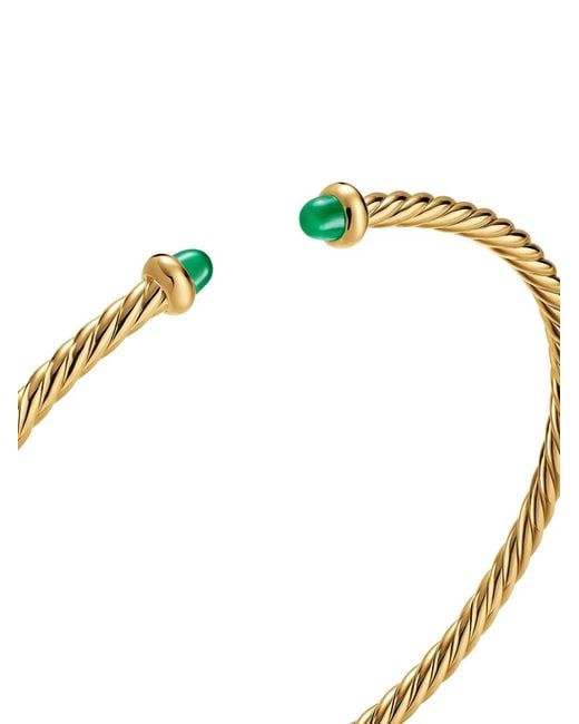 David Yurman Metallic Micro Cablespira Flex Bracelet