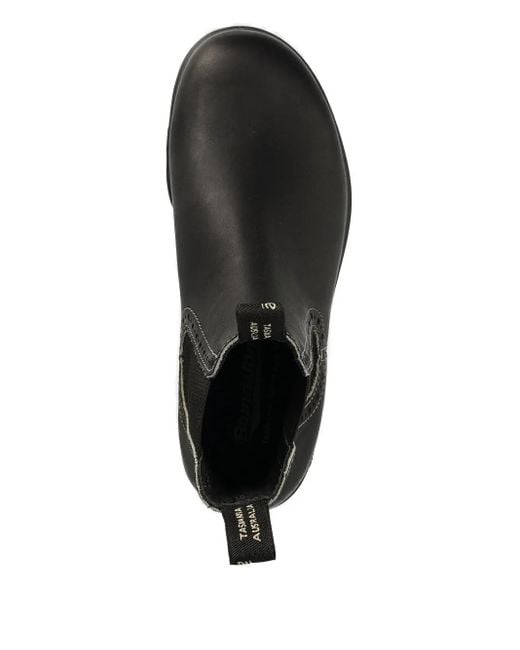 Blundstone Black Elastic-Sided Leather Chelsea Boots