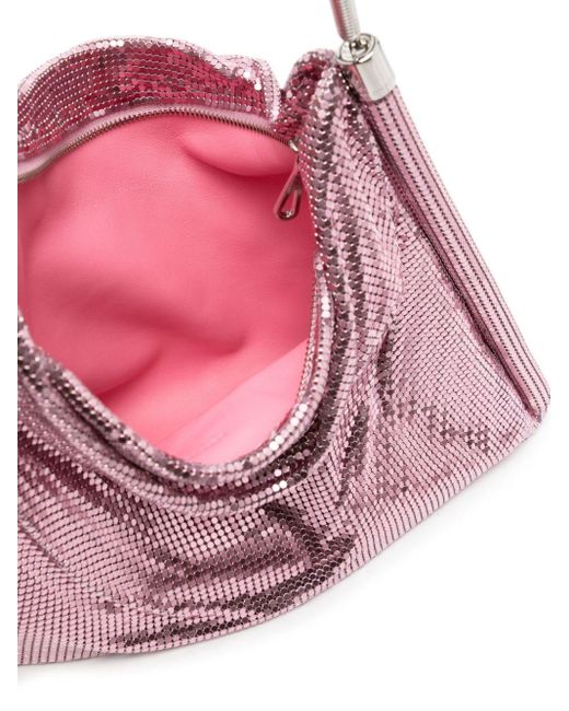 Rabanne Pink Chainmail Shoulder Bag