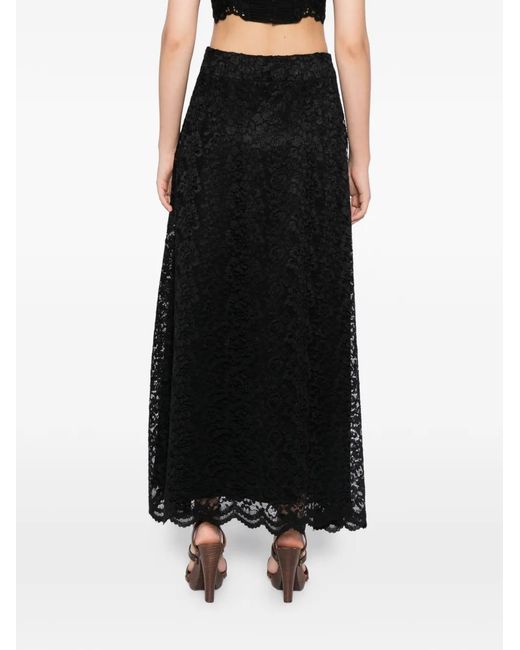 BLAKLACE Black Lace Trim Skirt