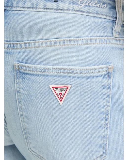 Guess Blue Low-Rise Bootcut Jeans
