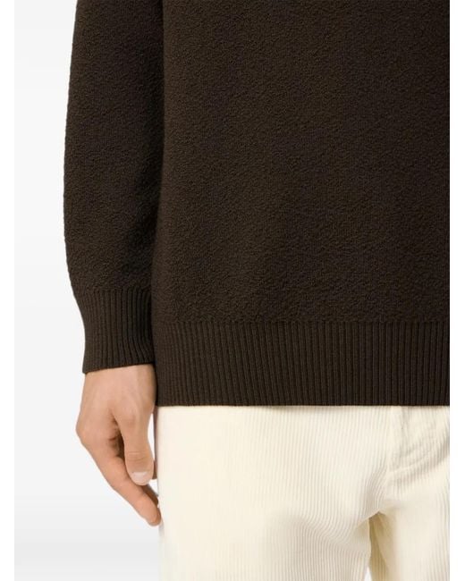 Stone Island Black Coal Loose Sweater for men