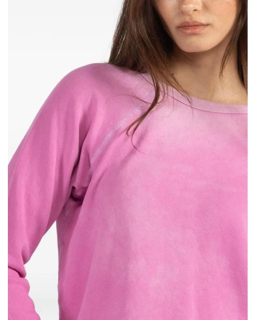 Freecity Pink Crew-Neck Sweatshirt