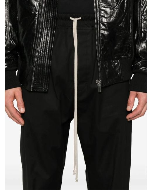Rick Owens Black Tecuatl Trousers for men