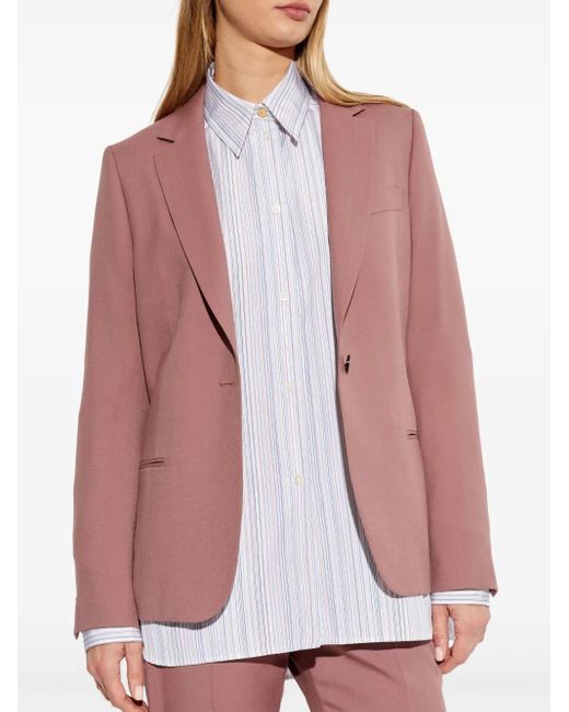 Paul Smith Pink Wool Blazer