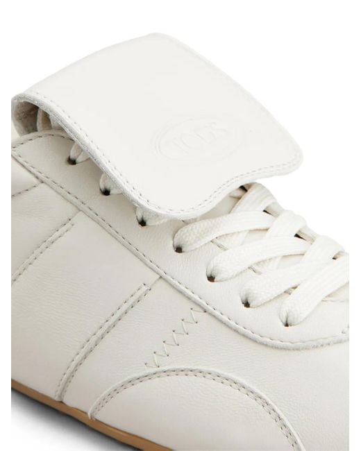 Tod's White Panelled Sneakers