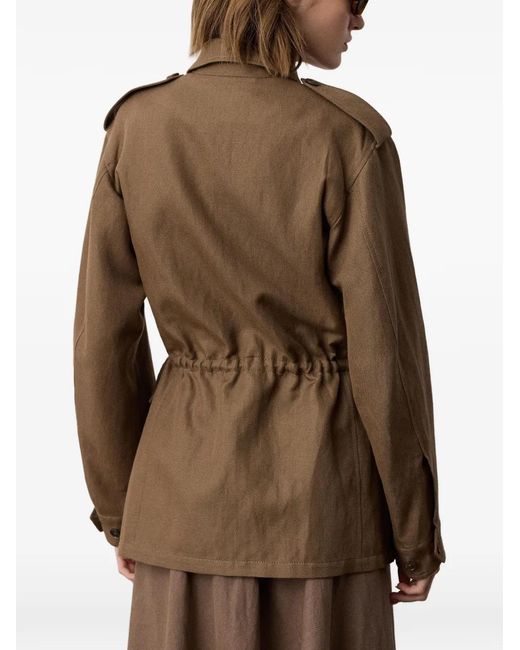 Ralph Lauren Brown Multiple-Pocket Field Jacket