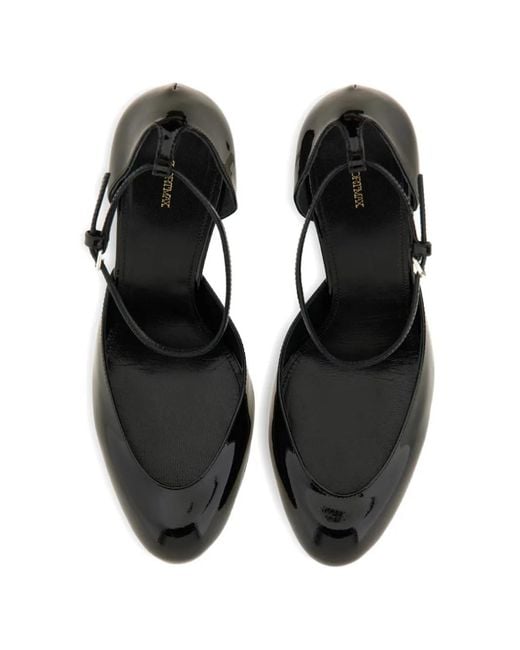 Sportmax White Ankle-Strap Pointed Pumps