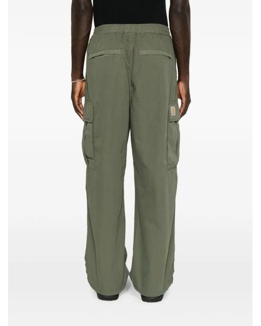 Carhartt Green Cargo-Pocket Trousers for men