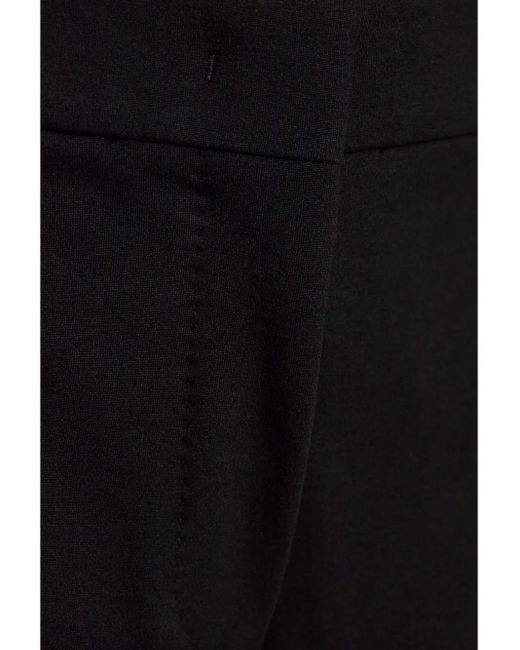 Max Mara Black Cotton Clothing Trousers
