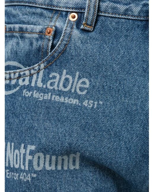Vaqueros Fully Branded Vetements de hombre de color Blue