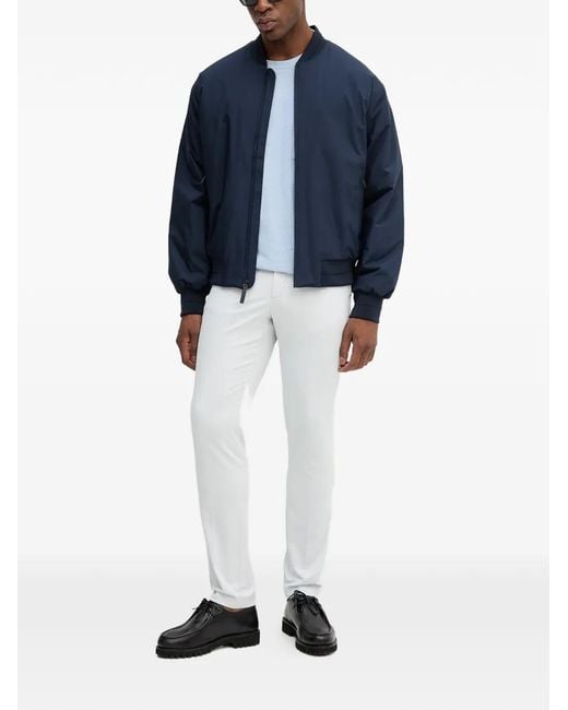 Hackett White Button-Fastening Trousers for men