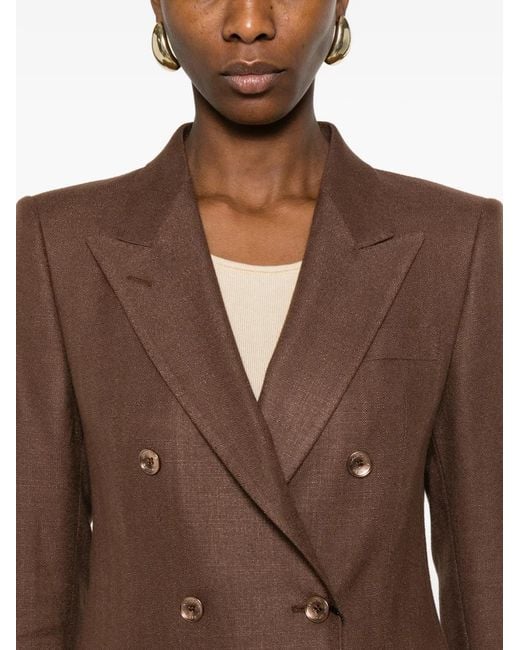 Blazer Doppiopetto di Tagliatore in Brown