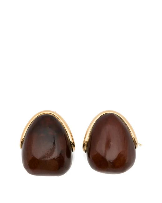 Jacquemus Brown Les Mini Boucles Raisin Earrings