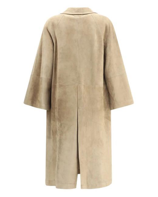 Salvatore Santoro Natural Button-Fastening Patch-Pocket Coat
