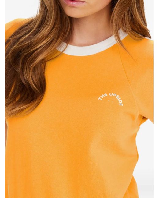T-Shirt Daisy Salome The Upside en coloris Orange