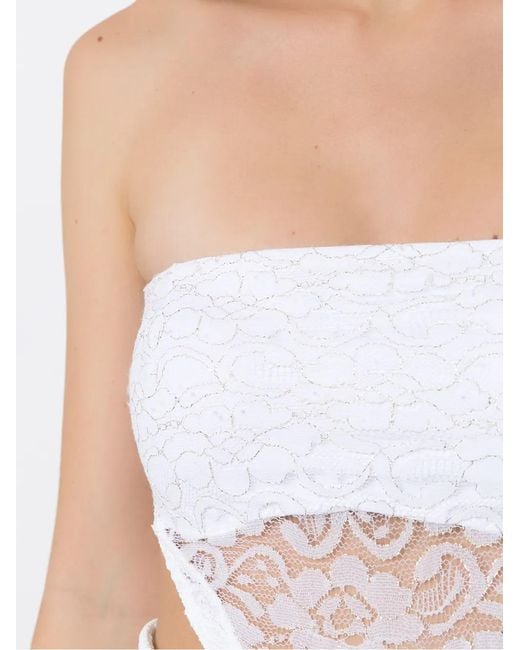Amir Slama White Lace Body