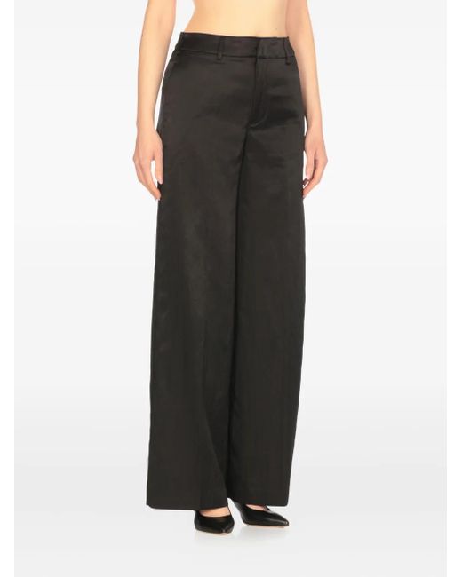 PT Torino Gray Palazzo Trousers