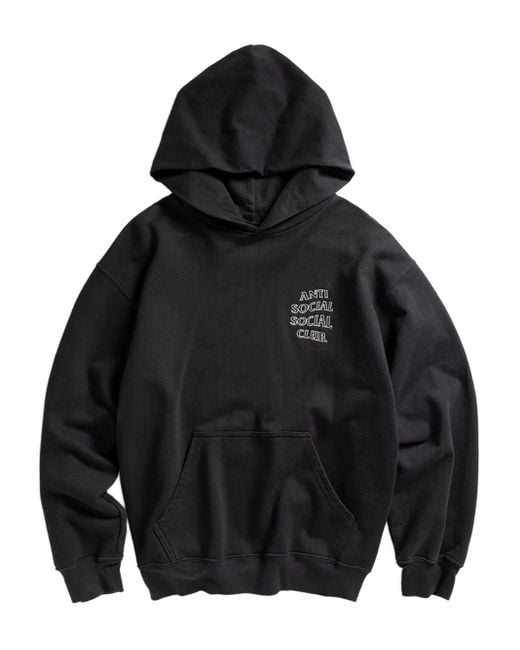 Hoodie À Logo Brodé ANTI SOCIAL SOCIAL CLUB pour homme en coloris Black