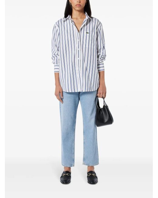 Lacoste Blue Poplin Shirt