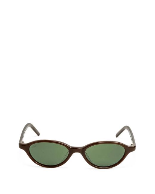 AKILA Green Alien Oval-Frame Sunglasses