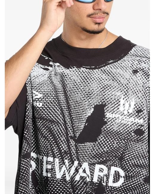 Umbro Gray Steward Printed T-Shirt for men