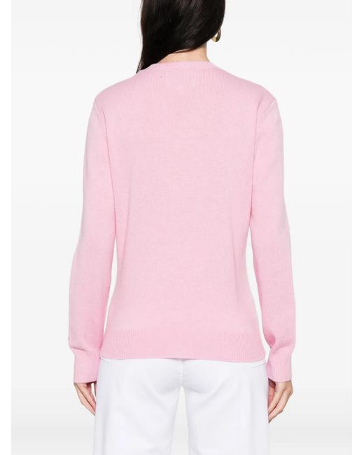 Mc2 Saint Barth Pink Pull New Queen À Broderies