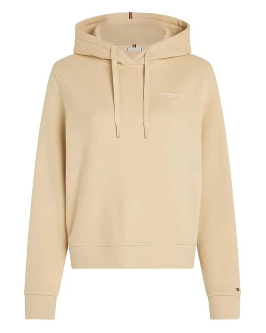 Tommy Hilfiger Natural Logo-Detail Hoodie