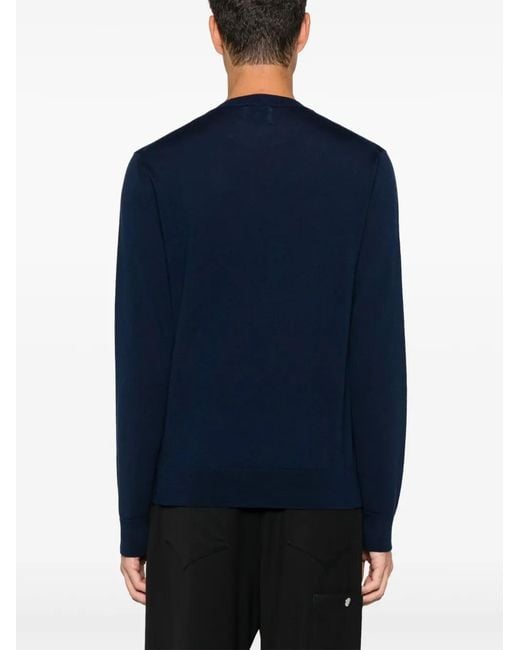 Ballantyne Blue Wool Sweater for men