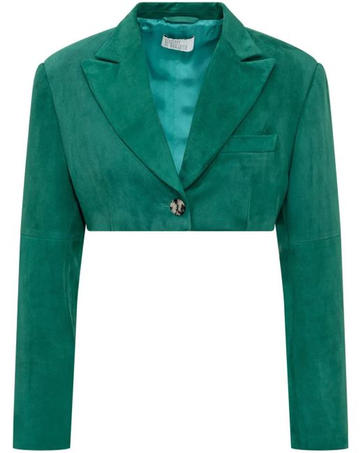 GIUSEPPE DI MORABITO Green Cropped Blazer