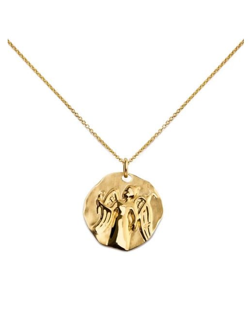 Monica Vinader White Gp Zodiac Virgo Necklace