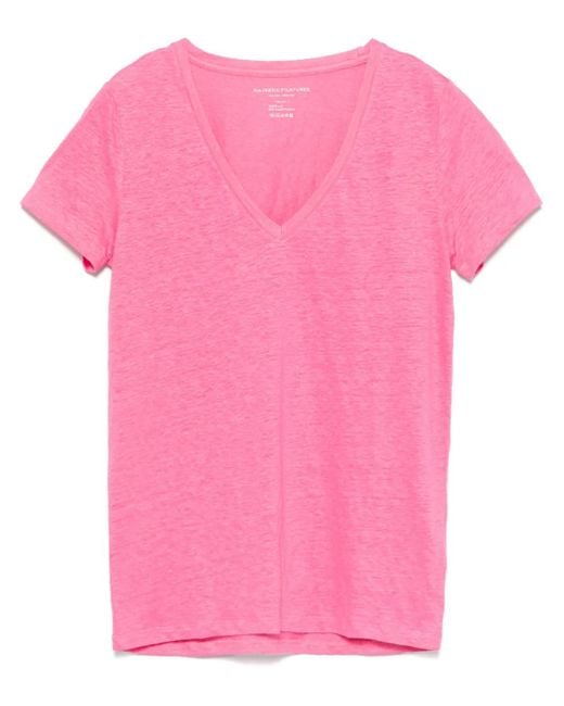 Majestic Filatures Pink Mélange T-Shirt