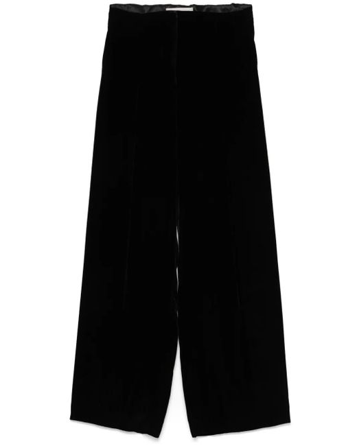 Golden Goose Deluxe Brand Black Velvet Trousers