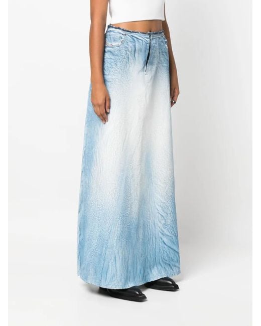 DIESEL Blue Maxi Skirts