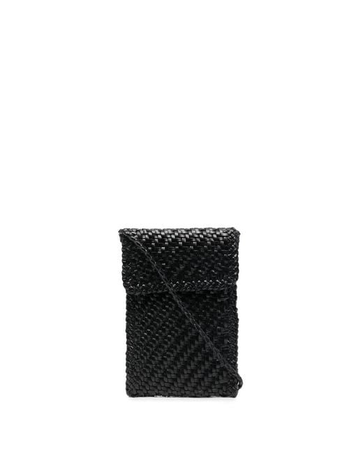 Dragon Diffusion White Leather Phone Bag
