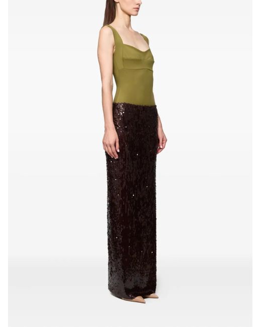 Atu Body Couture Corset-Style Bodysuit in Green | Lyst