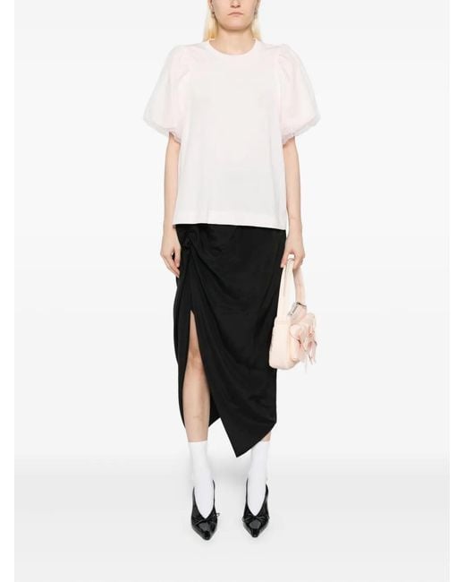 Simone Rocha Pink Cotton T-Shirt