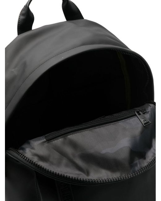 Philipp Plein Black Boston Embossed-logo Backpack for men