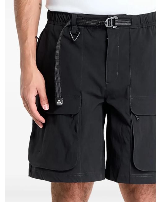 Nike Black Acg Smith Summit Cargo Shorts for men