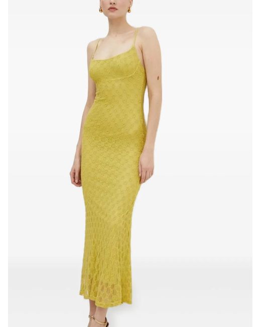 Abito Midi di Bardot in Yellow